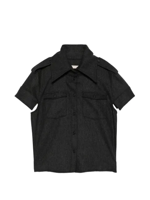 KHAITE Emiel short-sleeve shirt