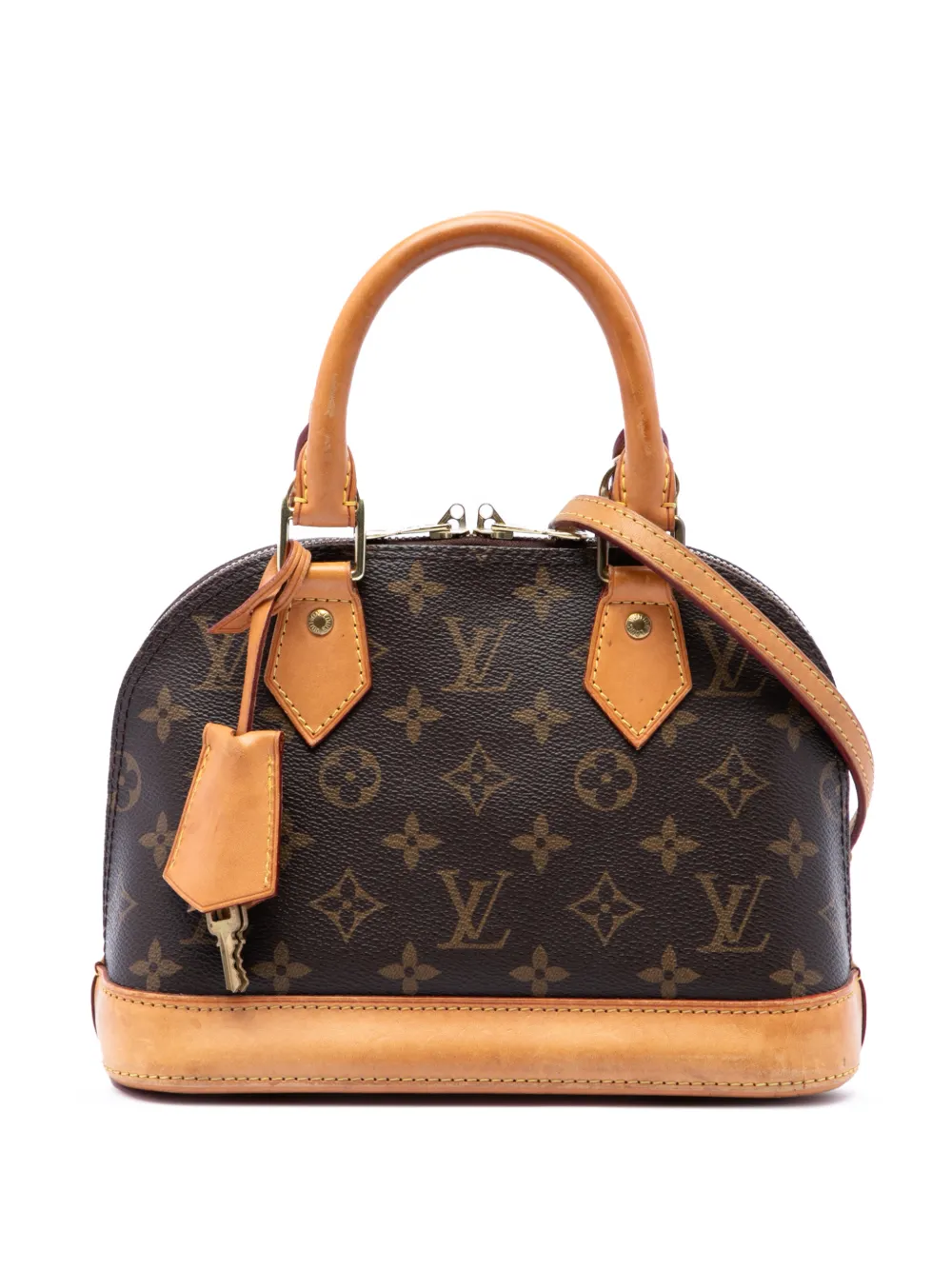 Louis Vuitton Pre-Owned 2014 Monogram Alma BB satchel - Brown