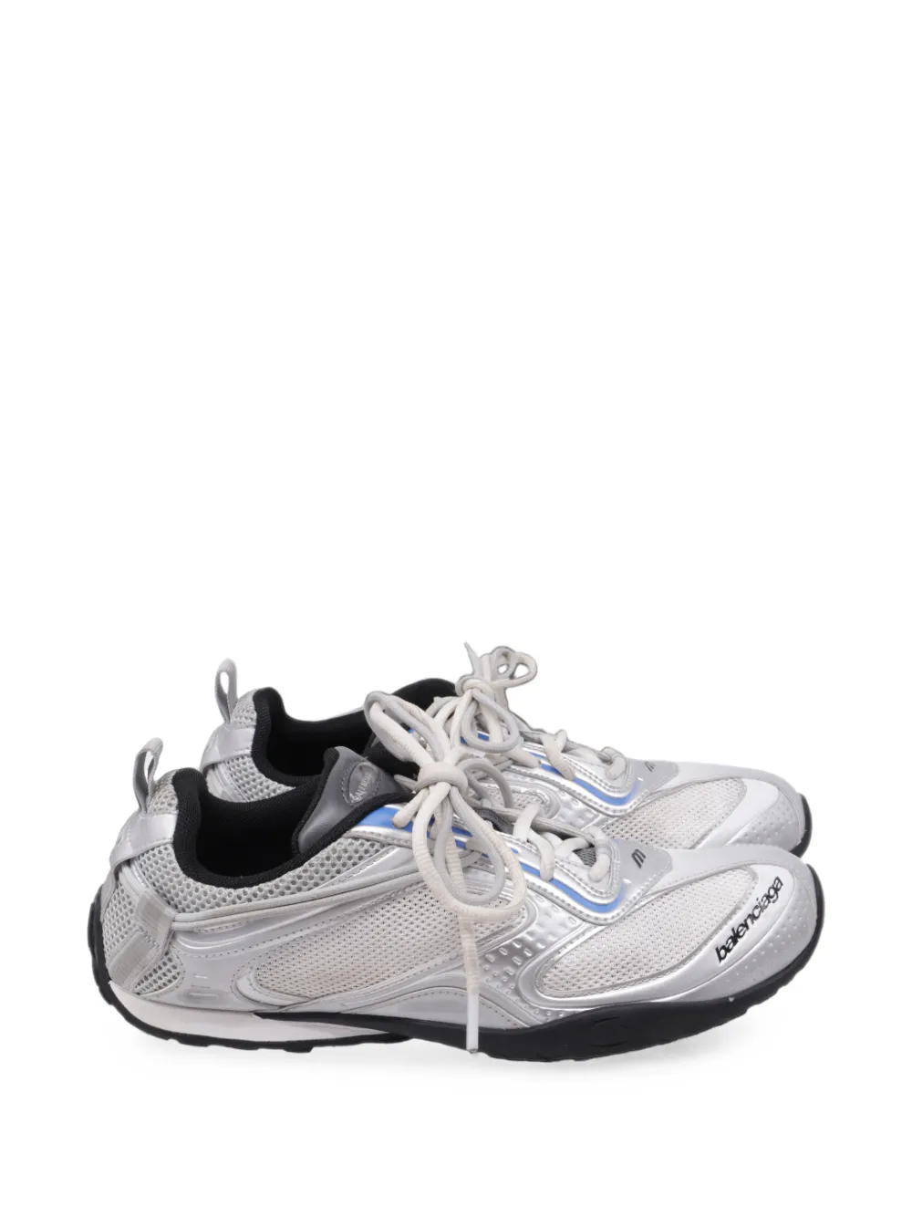 Balenciaga Pre-Owned Radar Gradient Lines sneakers - Argento
