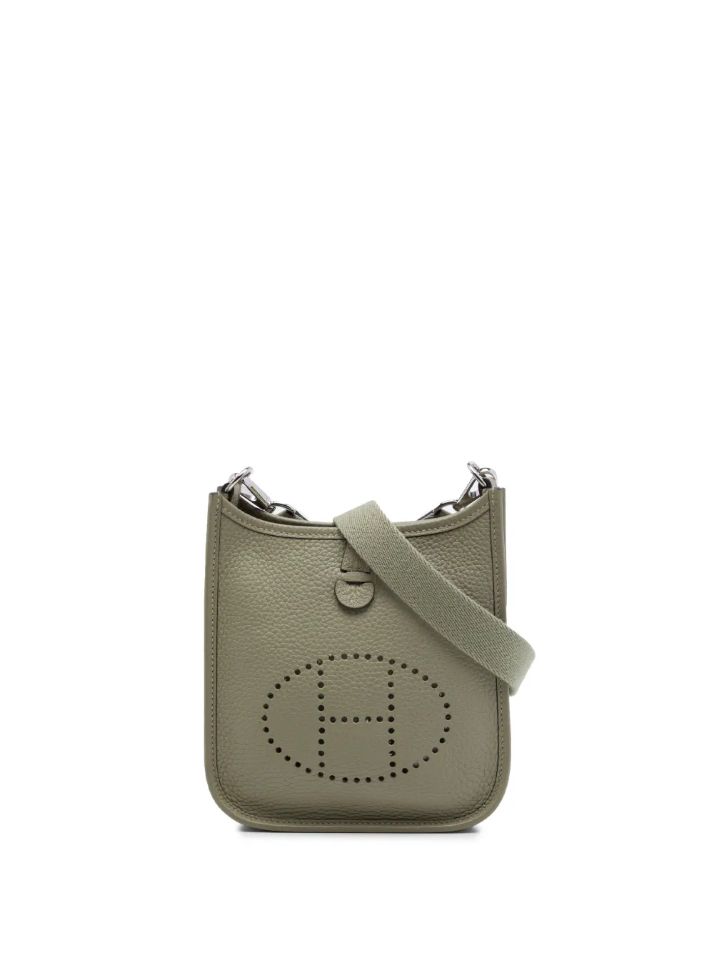 Hermès Pre-Owned 2021 Clemence Evelyne I TPM 16 crossbody bag - Grigio
