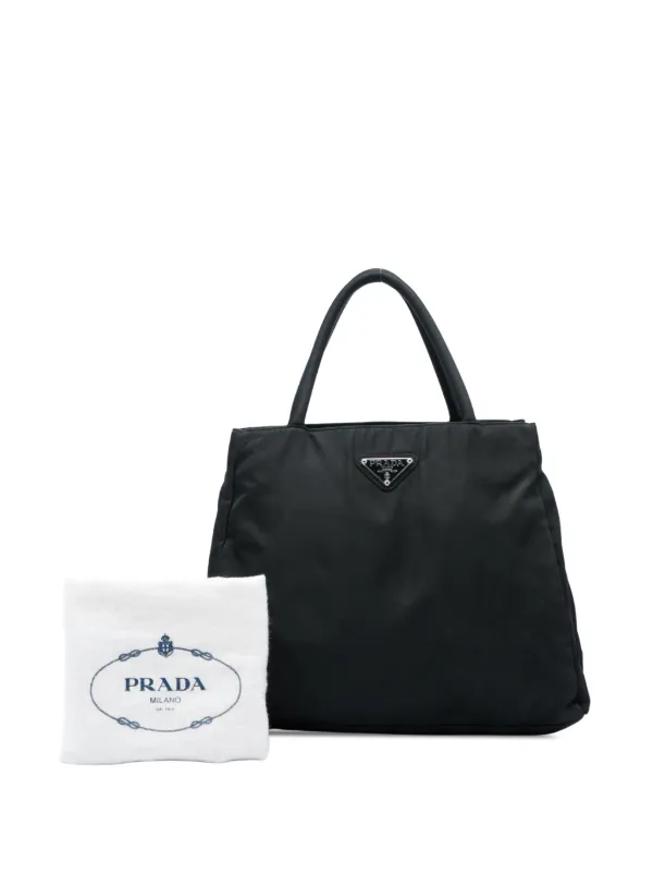 Prada Pre-Owned 2000-2013 Tessuto City Tote Bag | ブラック