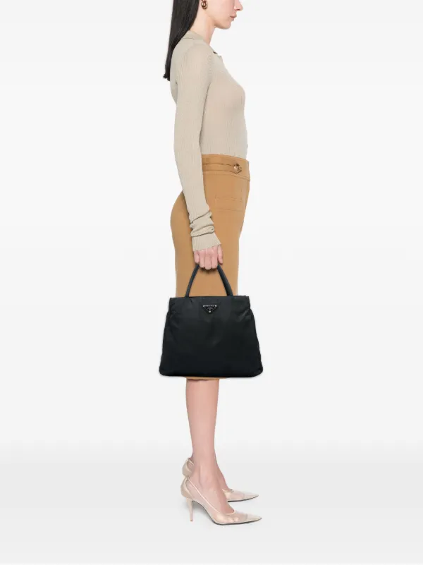 Prada Pre-Owned 2000-2013 Tessuto City Tote Bag | ブラック