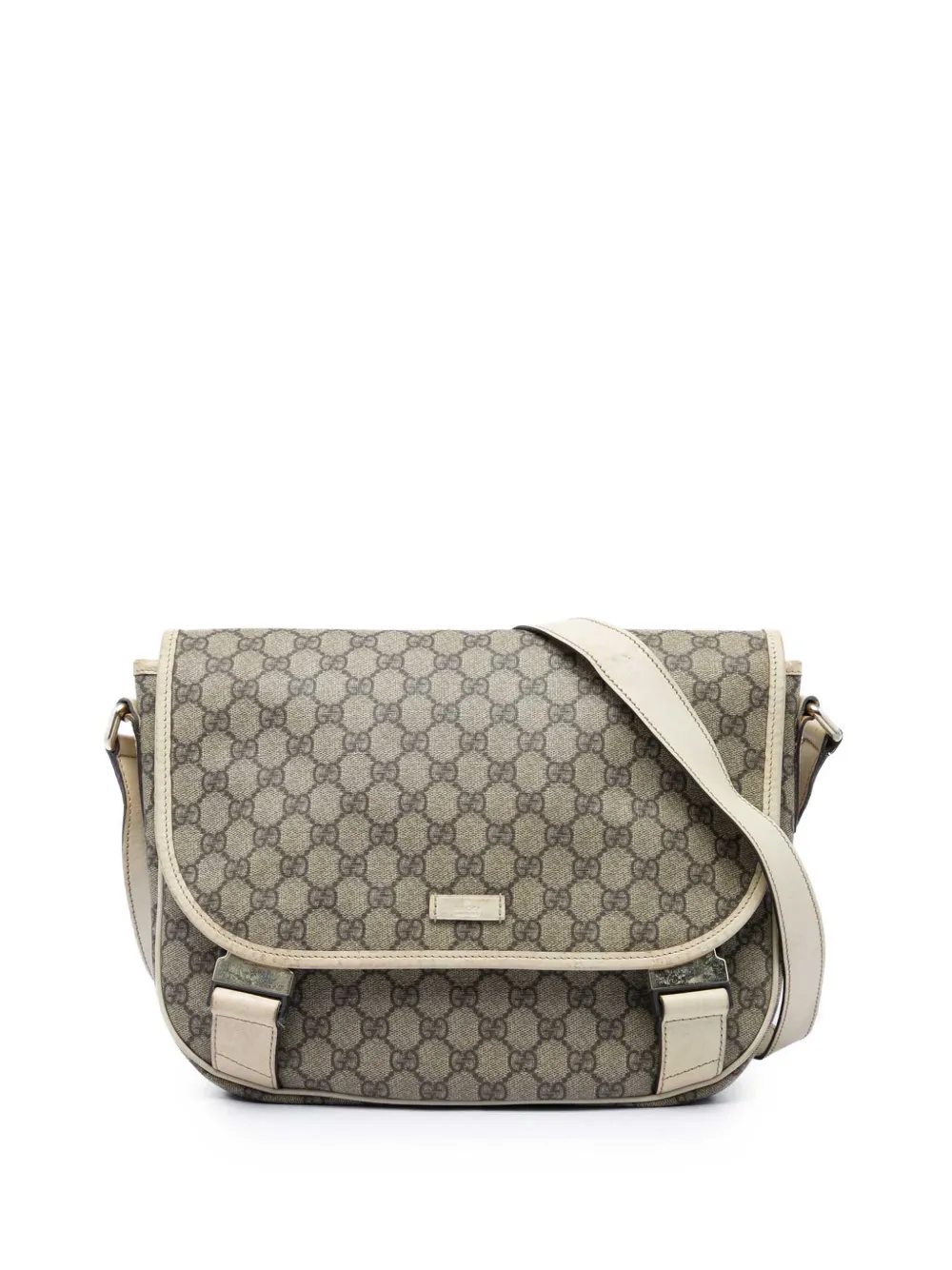 Gucci Pre-Owned 2016-2026 GG Supreme crossbody bag - Bianco