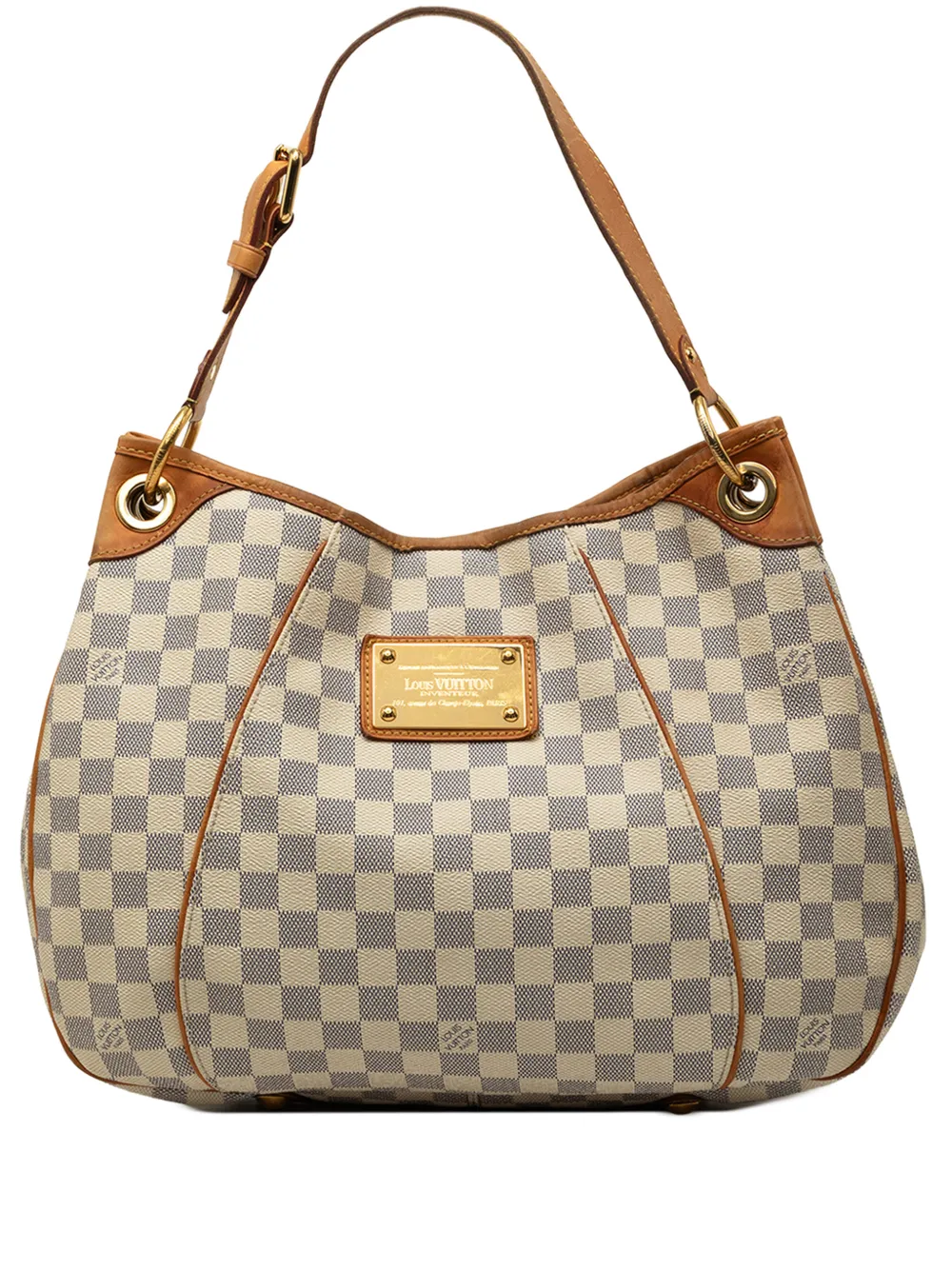 Louis Vuitton Pre-Owned 2010 Damier Azur Galliera PM shoulder bag - Bianco