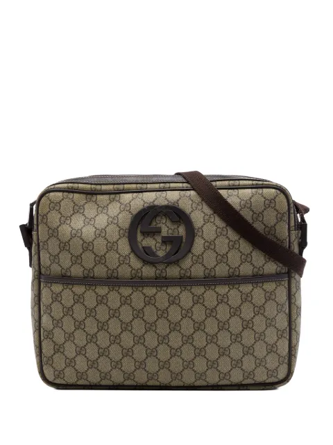 Gucci Pre-Owned 2016-2026 GG Supreme Interlocking G crossbody bag