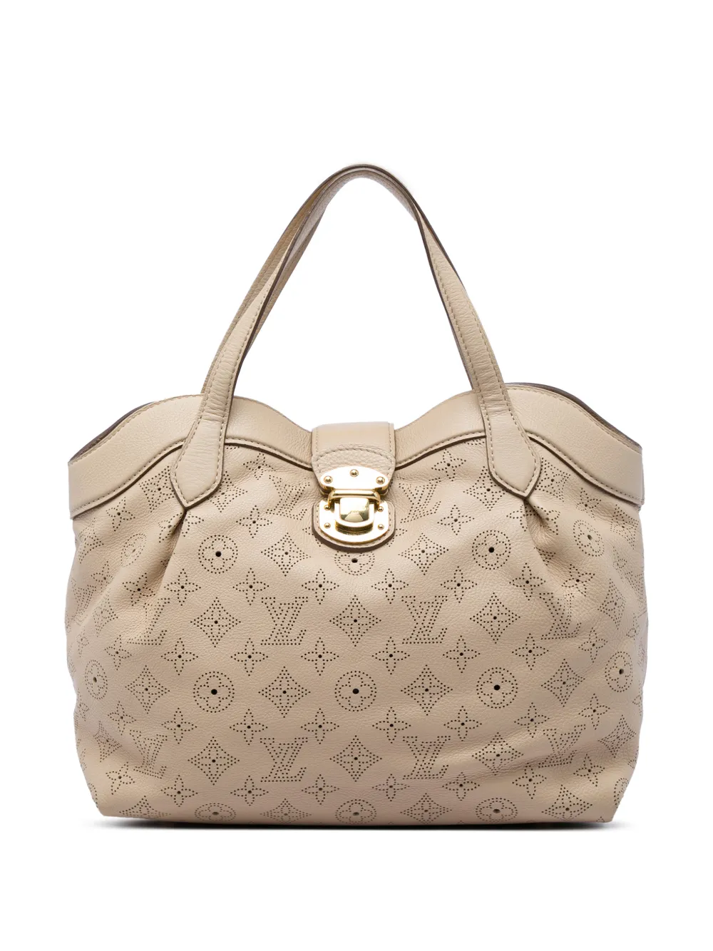 Louis Vuitton Pre-Owned 2011 Monogram Mahina Cirrus PM handbag - Toni neutri