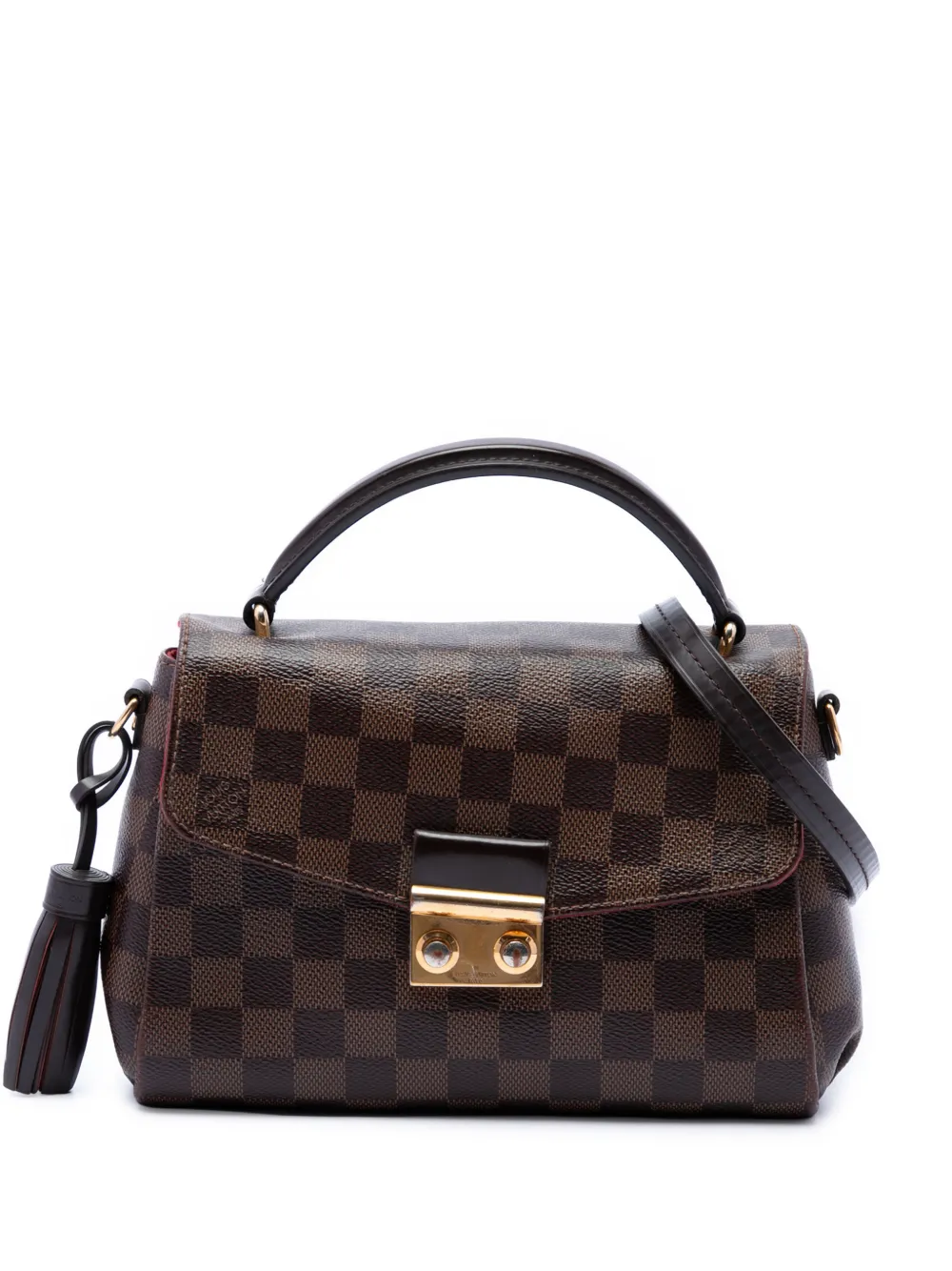 Louis Vuitton Pre-Owned 2018 Damier Ebene Croisette satchel - Marrone