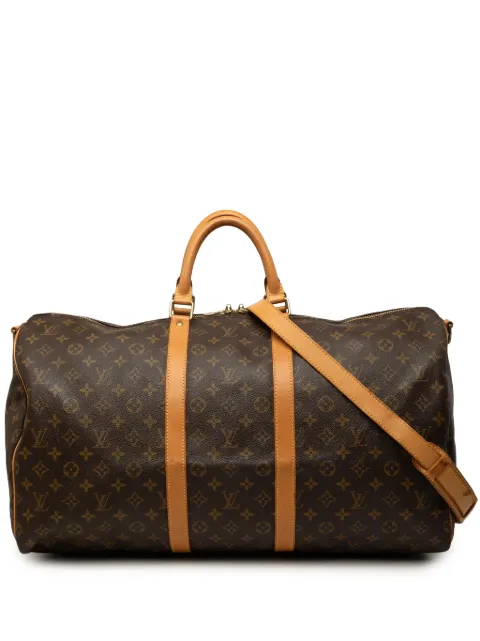 Louis Vuitton Pre-Owned 2001 Monogram Keepall Bandouliere 55 travel bag