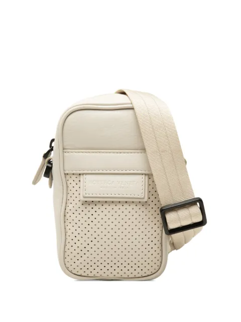 Bottega Veneta Pre-Owned 2012-2026 Perforated Calfskin Leggero crossbody bag