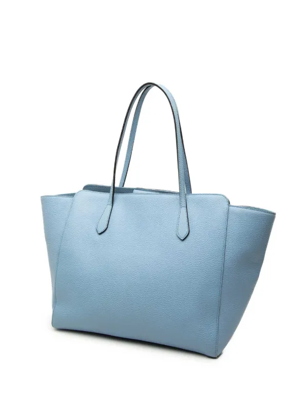 Gucci Pre-Owned 2000-2015 Medium Calfskin Swing Tote Bag | ブルー