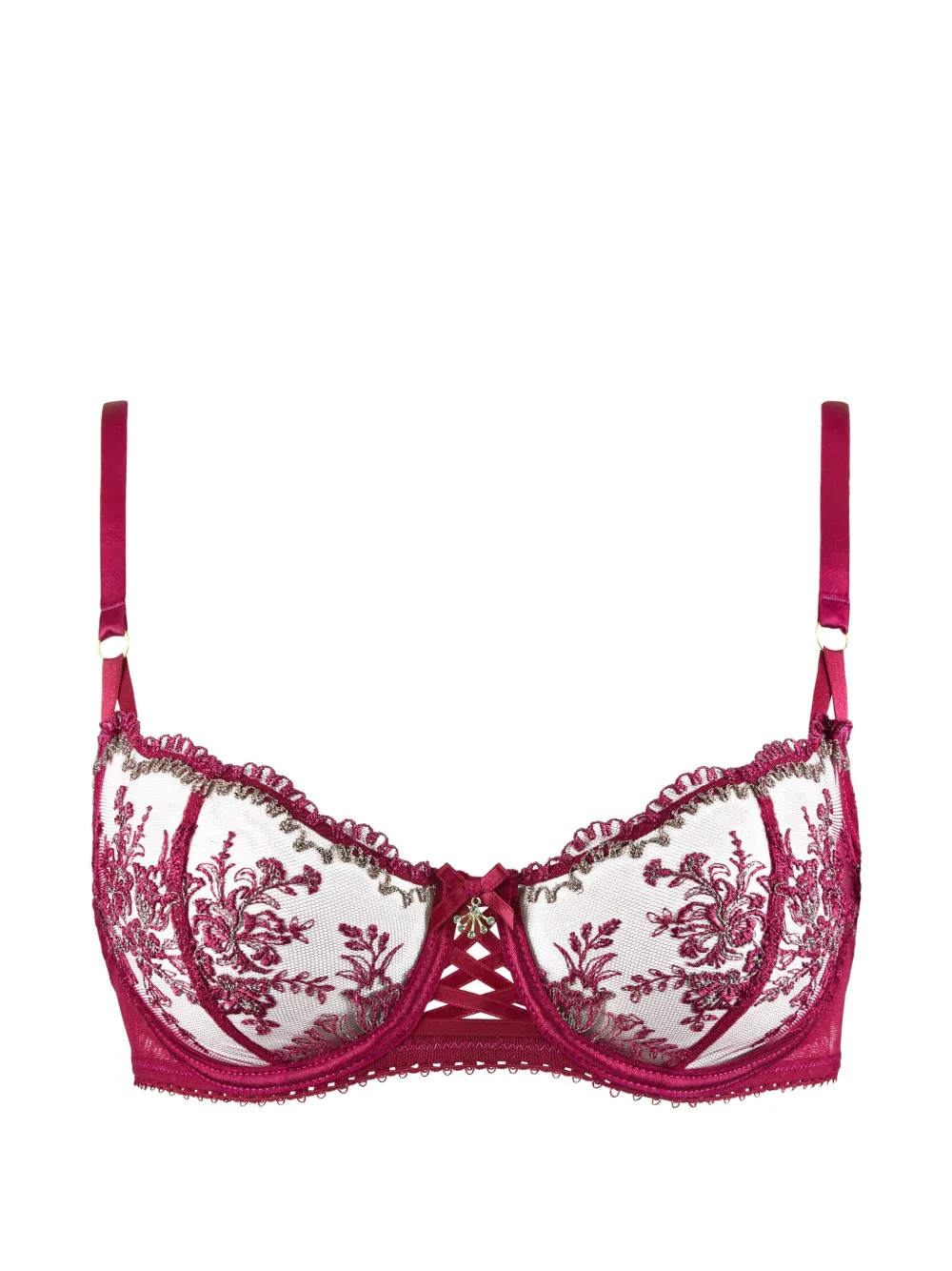 Aubade Trésor Infini Push-up-BH mit Stickerei - Violett
