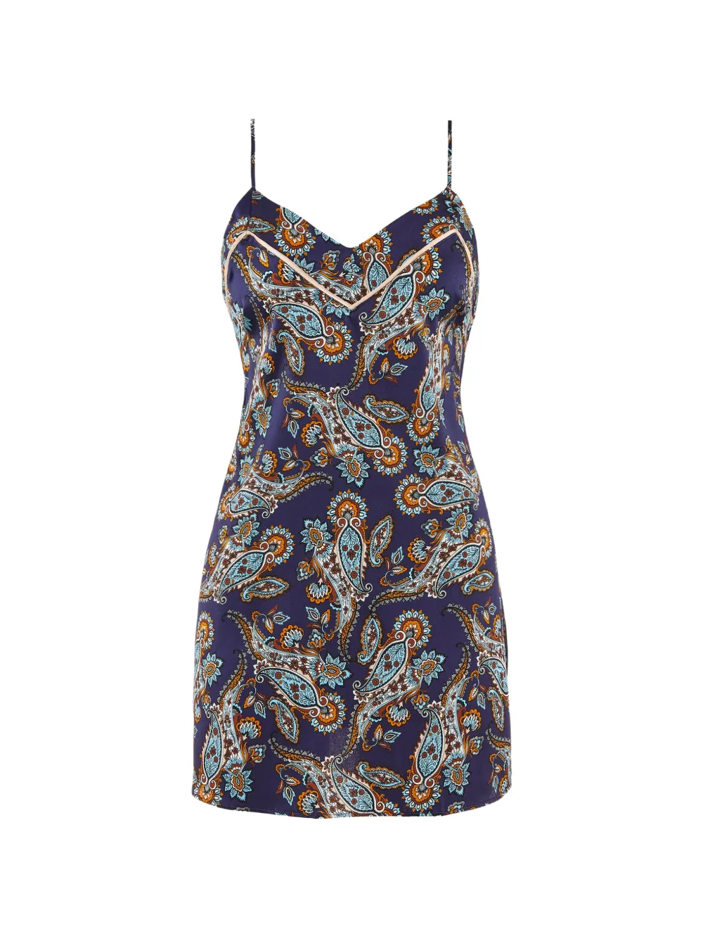 Aubade Silk By Night paisley-print nightdress