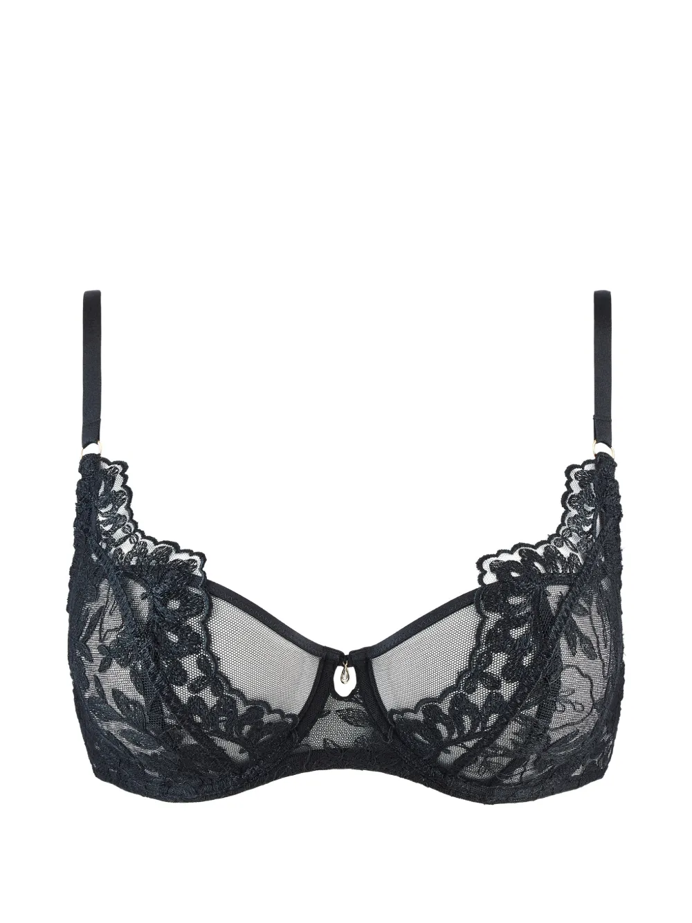 Aubade After Midnight floral-embroidered bra