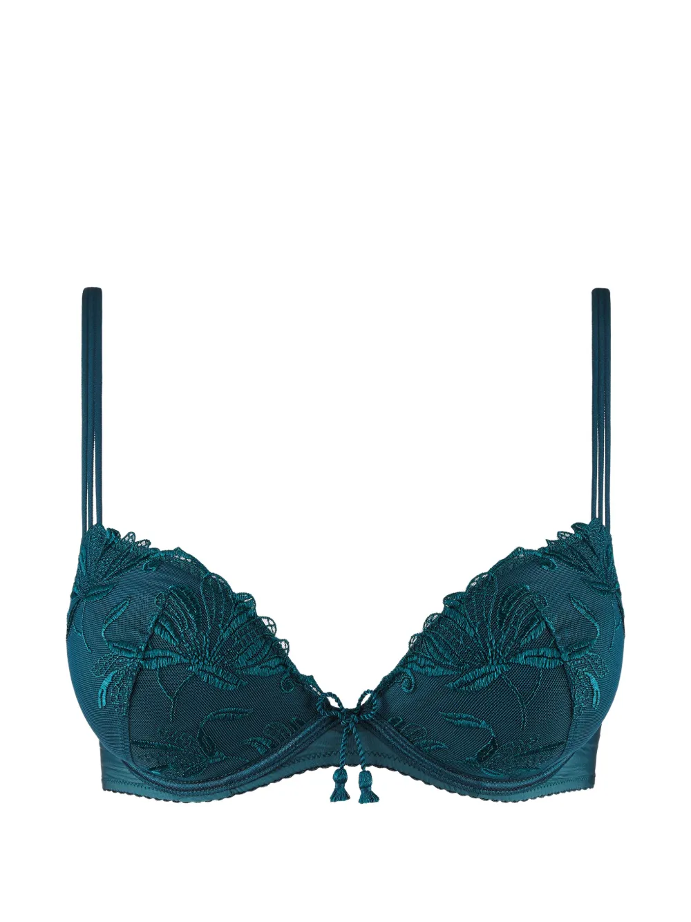Aubade Lovessence Push-up-BH mit Stickerei - Grün