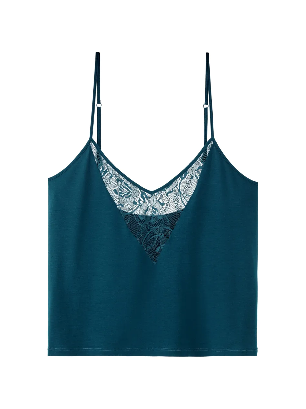 Aubade Lazy Days Camisole mit Spitzeneinsatz - Blau