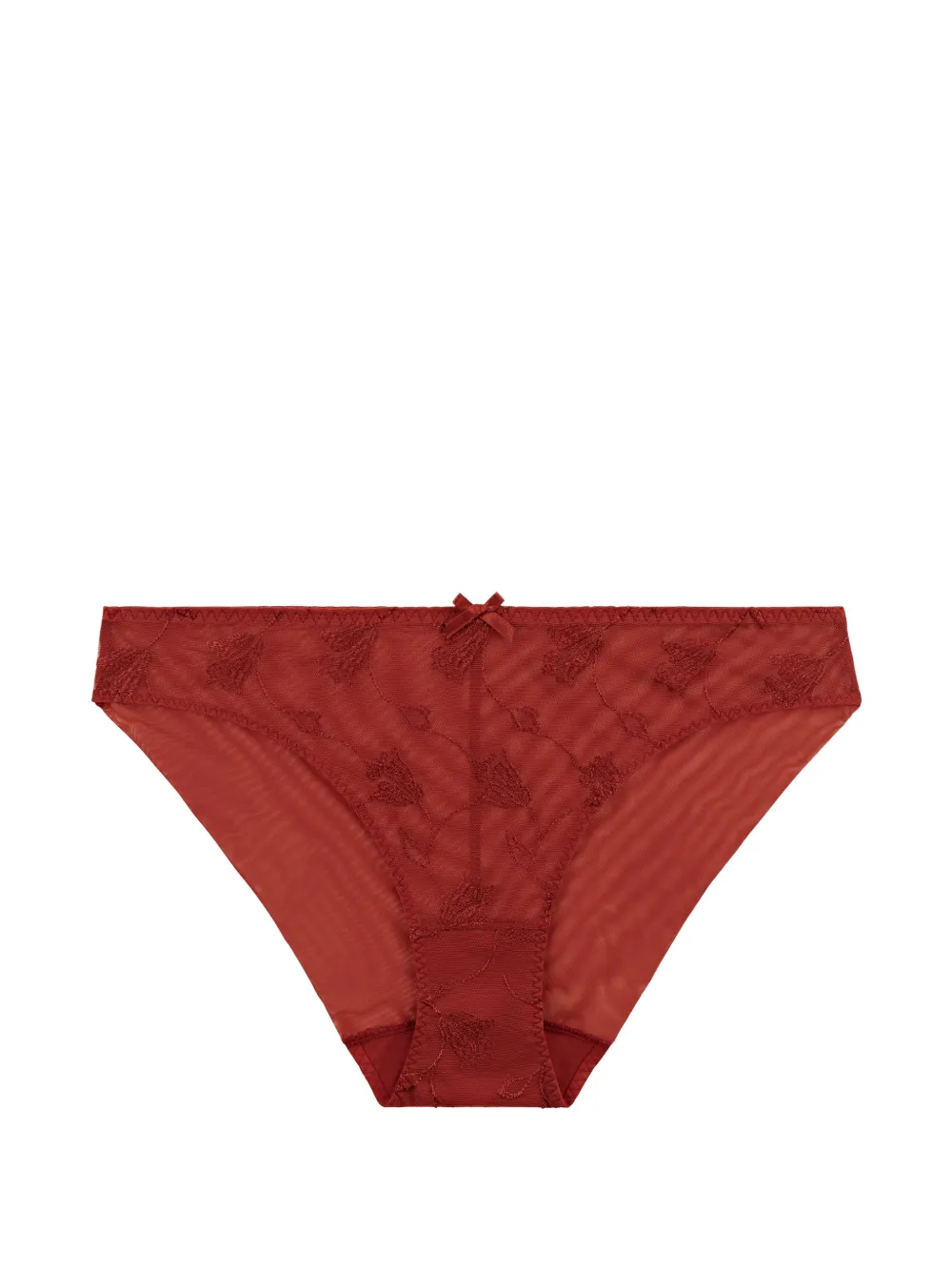 Aubade Slip Softessence con ricamo - Rosso
