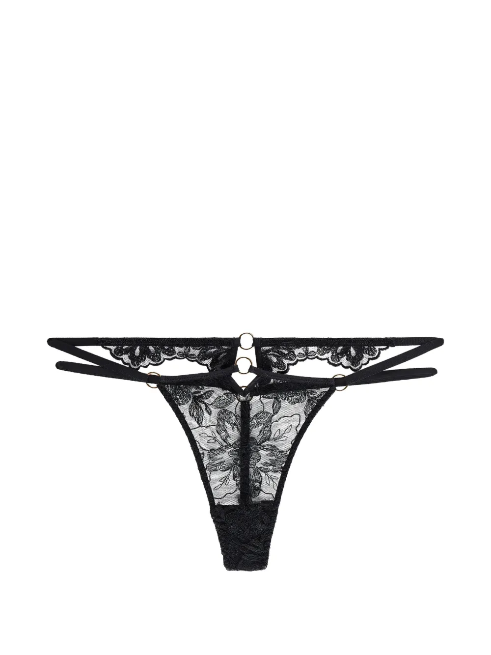 Aubade After Hours floral-embroidered thong