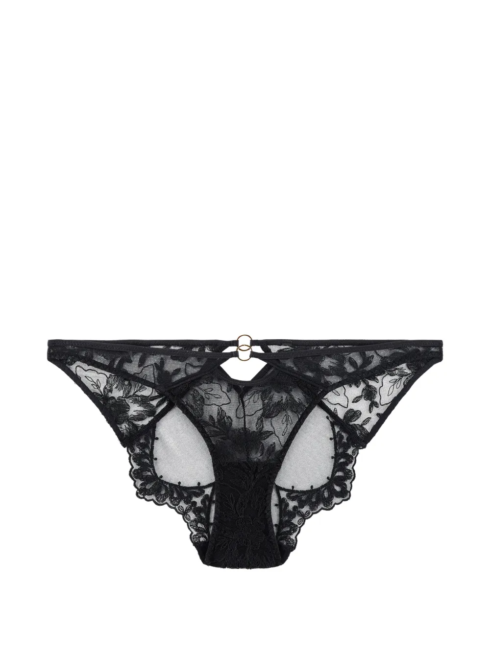 Aubade After Midnight floral-embroidered briefs