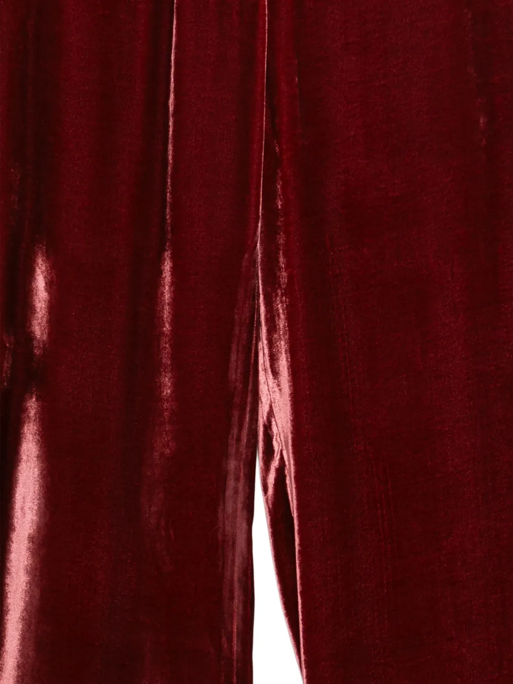 Gentry Portofino Fluwelen palazzo broek Rood