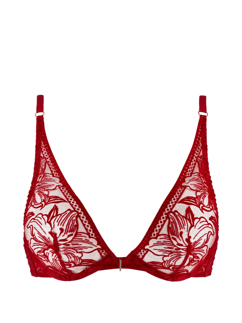 Aubade Reggiseno a triangolo Coeur à Corps - Rosso