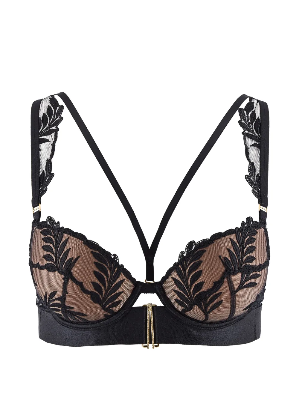 Aubade Reggiseno con ricamo Queen of Shadow - Nero