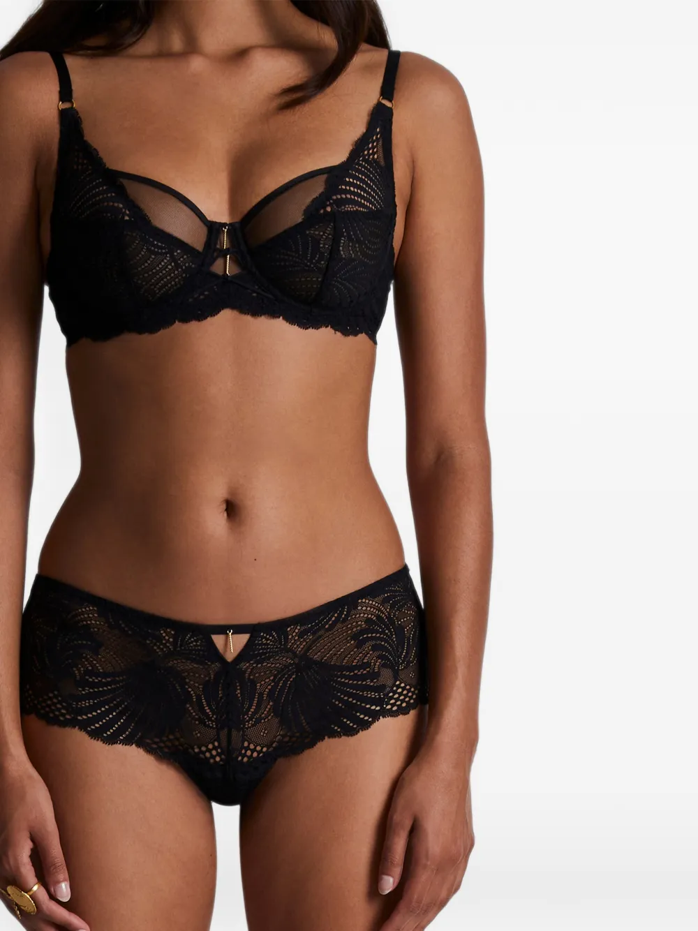 Aubade Rythm of Desire slip met kant Zwart