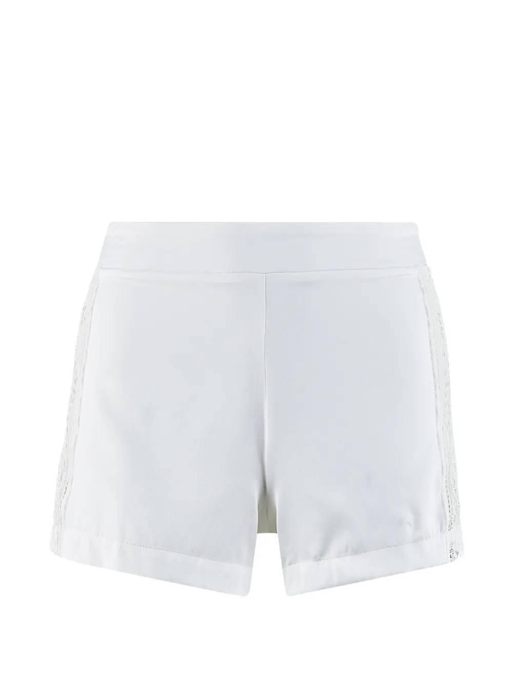 Aubade short de pyjama Midnight Whisper bordé de dentelle - Blanc