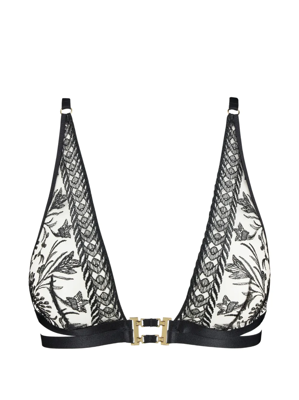 Aubade Magnetic Spell embroidered triangle bra