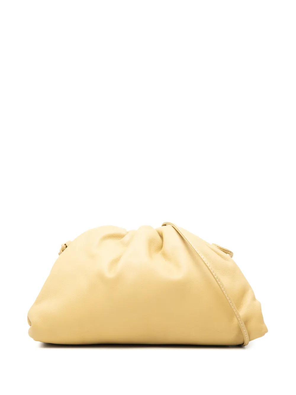Bottega Veneta Pre-Owned 2012-2026 Lambskin The Mini Pouch crossbody bag - Giallo