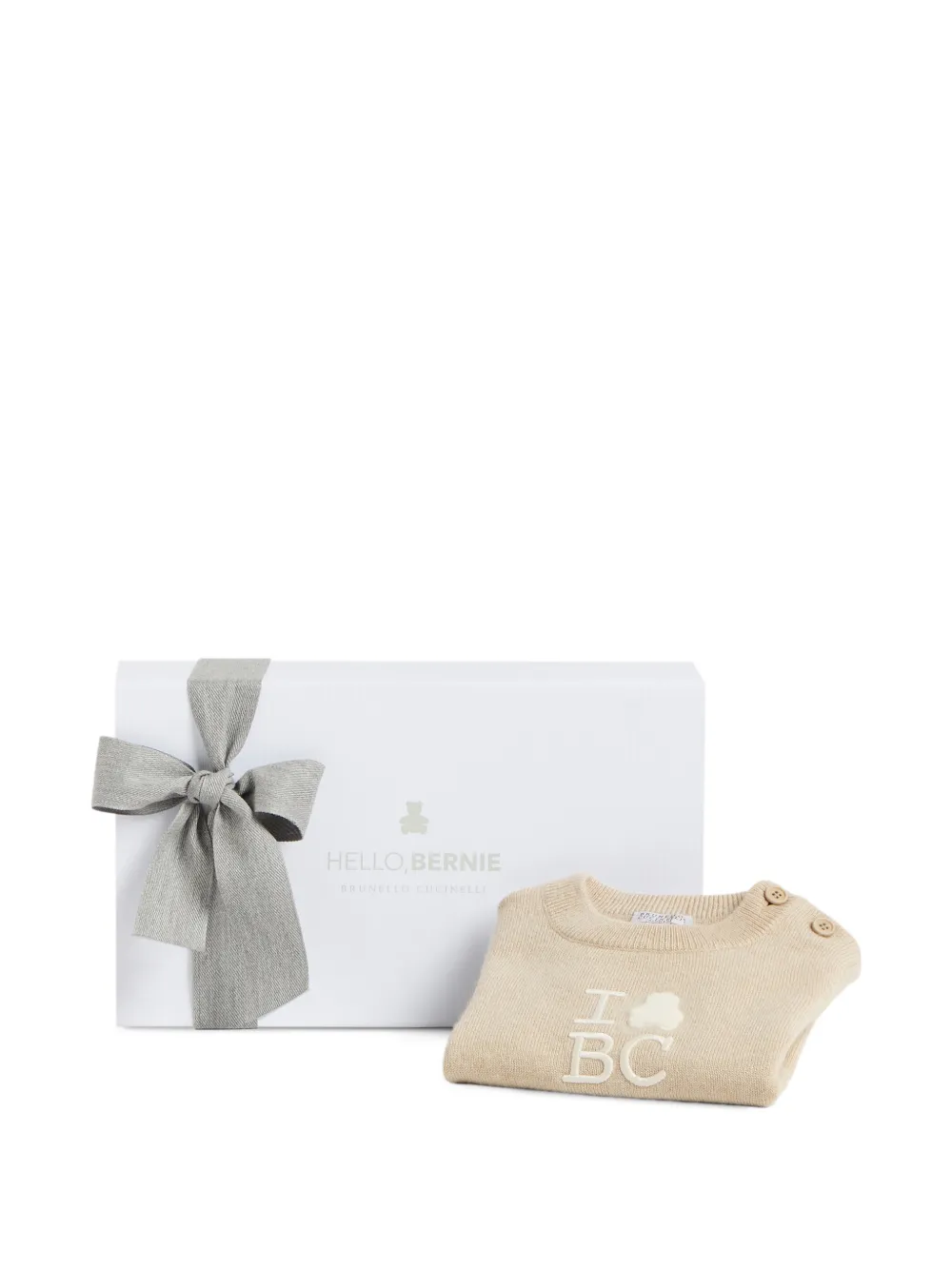 Brunello Cucinelli Kids Bernie kasjmier trui Beige
