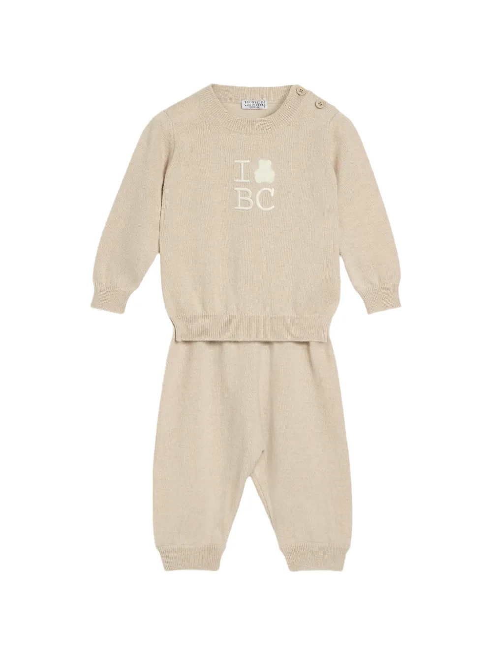 Brunello Cucinelli Kids Bernie Kaschmirpullover - Nude