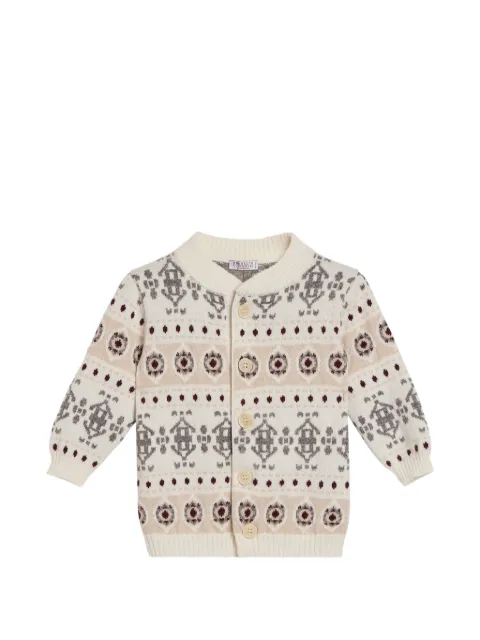 Brunello Cucinelli Kids cárdigan Bernie de cachemira en jacquard