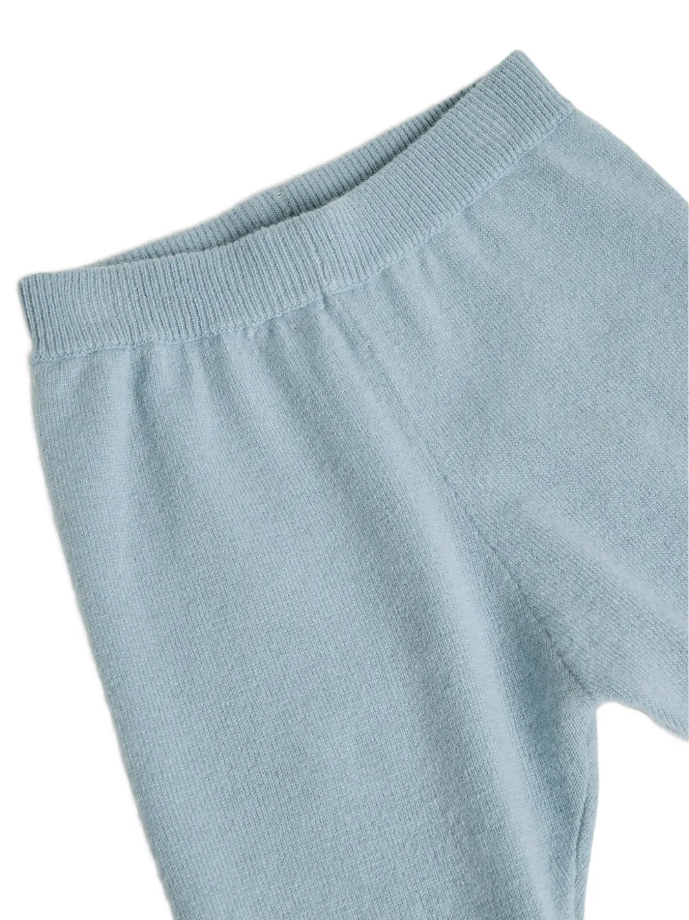 Brunello Cucinelli Kids Baby Bernie cashmere knit trousers Blauw