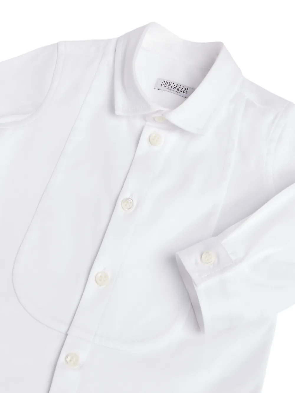 Brunello Cucinelli Kids Baby Bernie formal shirt Wit