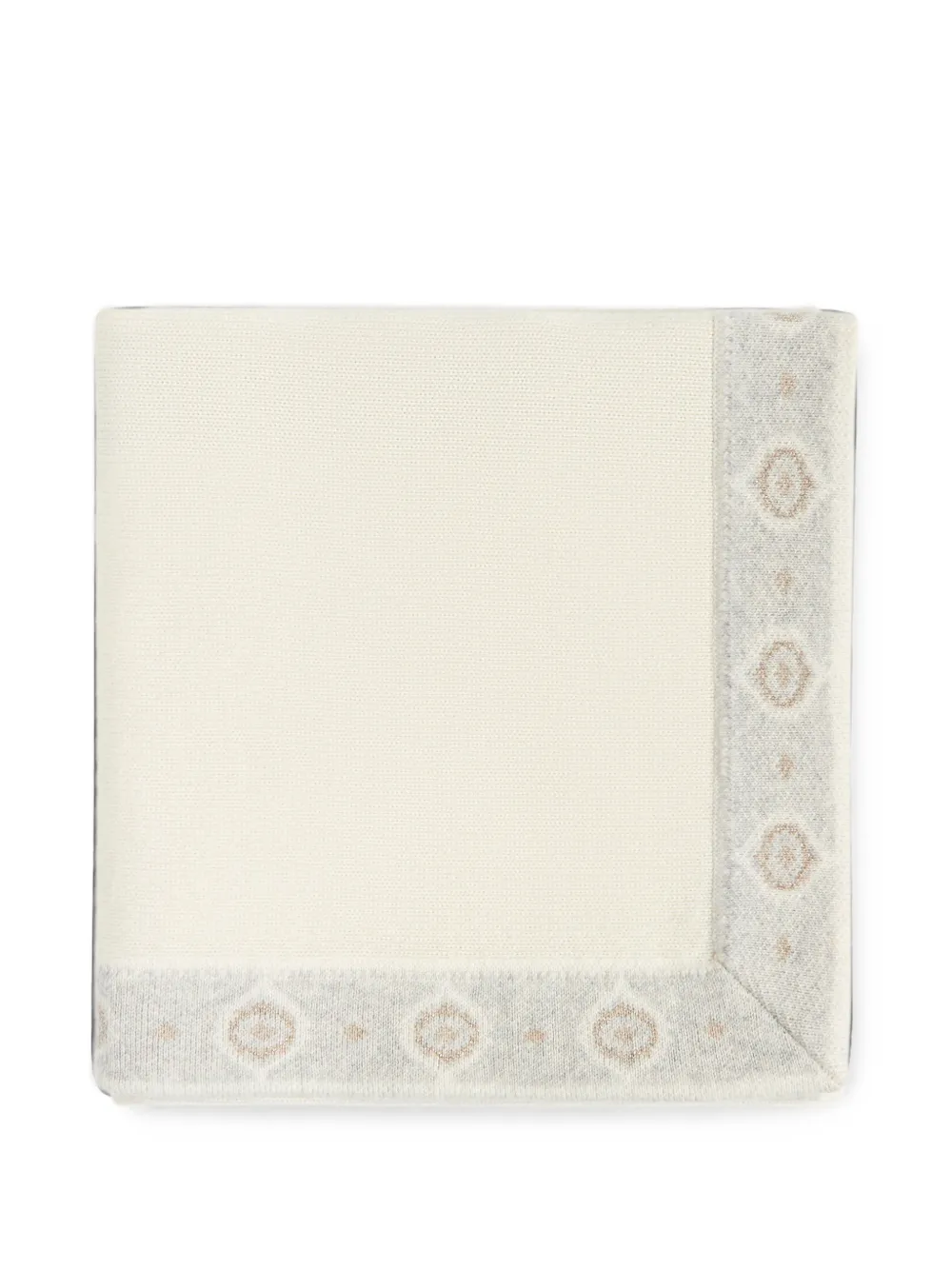 Brunello Cucinelli Kids Coperta Bernie in cashmere - Toni neutri