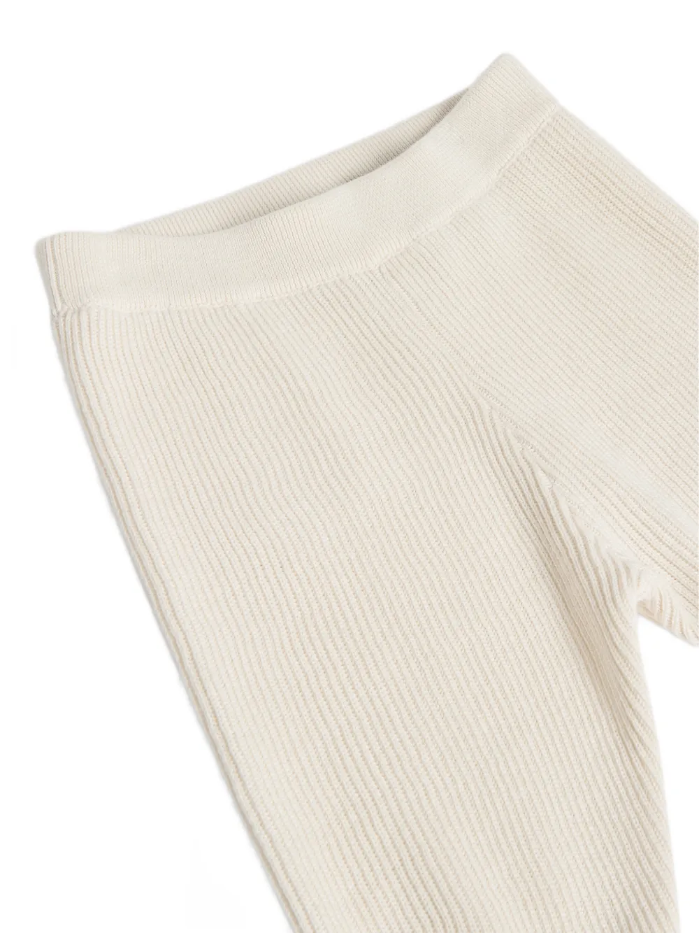 Brunello Cucinelli Kids English rib-knit trousers Wit
