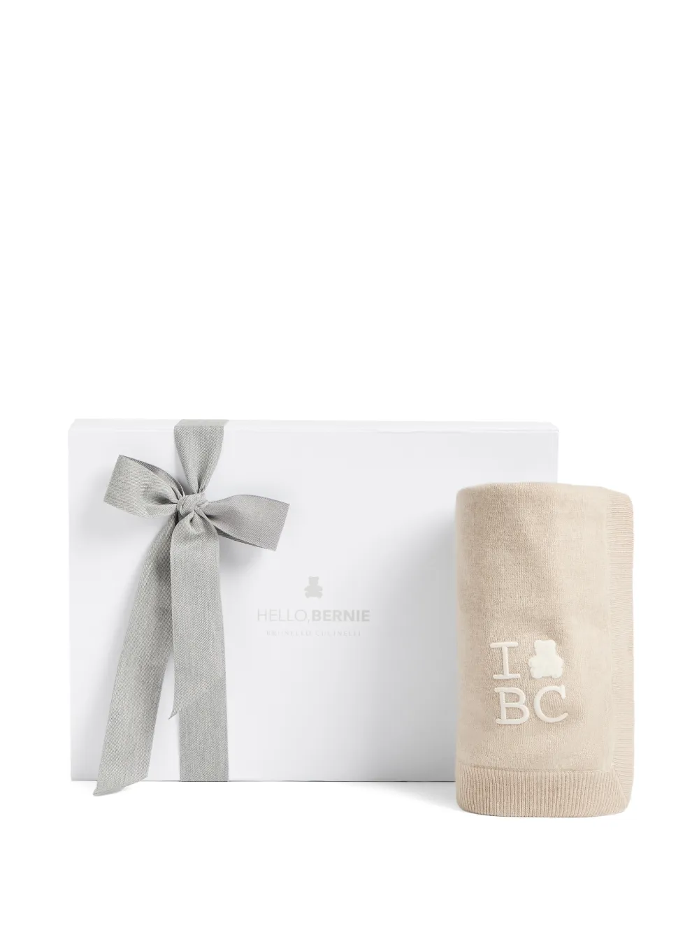 Brunello Cucinelli Kids Baby Bernie cashmere blanket Beige