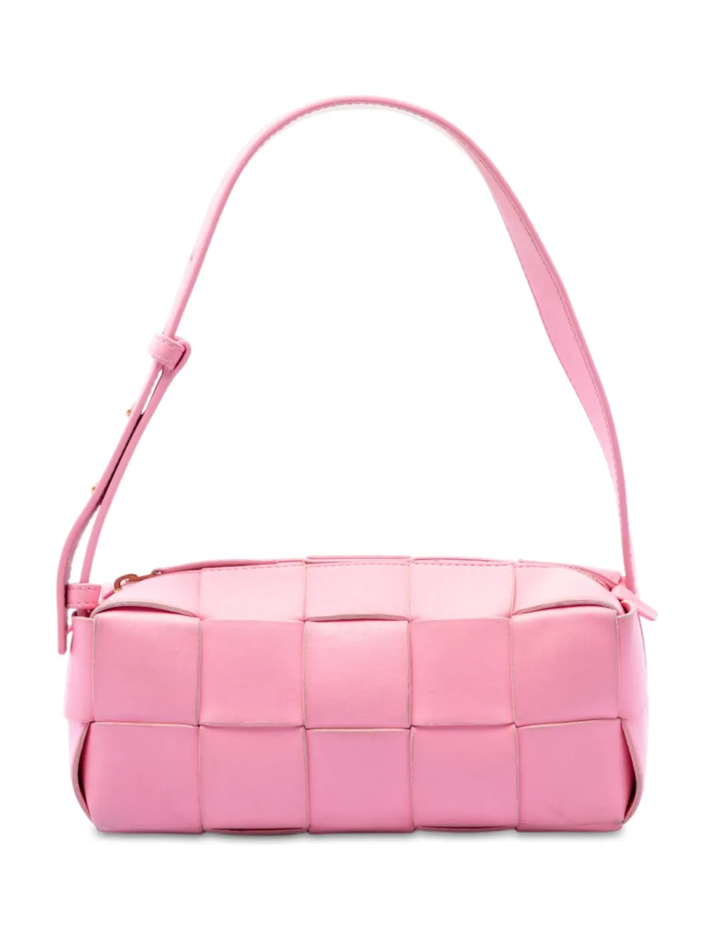 Bottega Veneta Pre-Owned 2012-2026 Small Lambskin Intrecciato Brick Cassette shoulder bag - Rosa