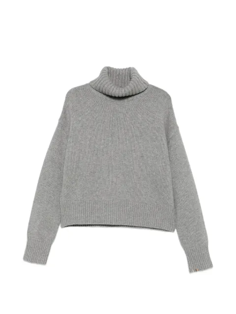 extreme cashmere Crop Xtra roll-neck sweater