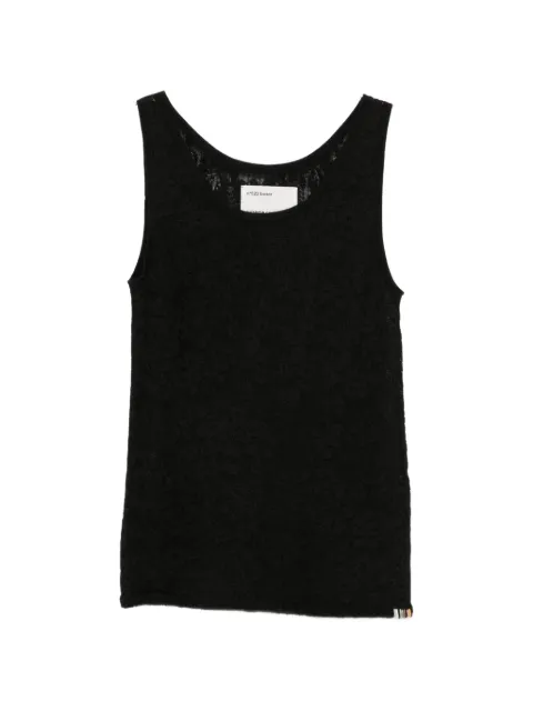 extreme cashmere Boxer floral-lace tank top