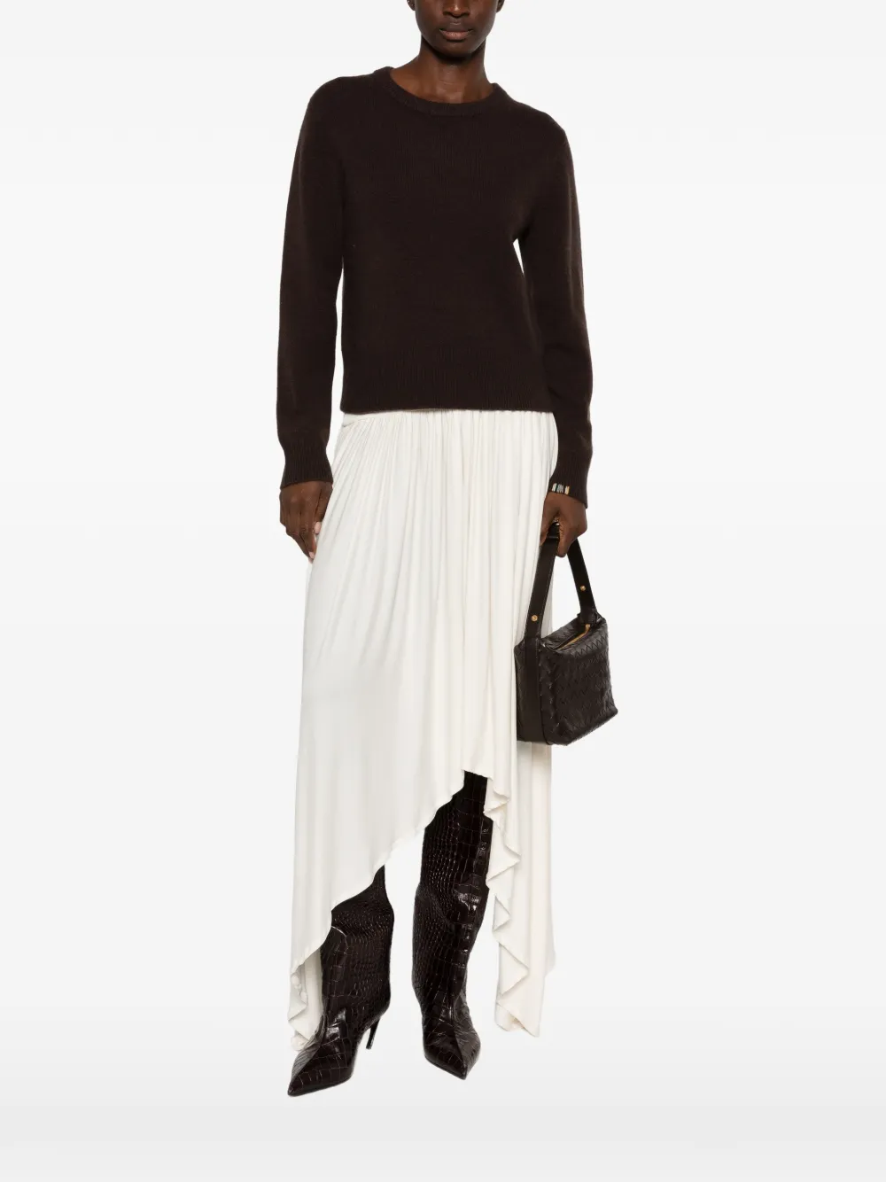 extreme cashmere Jeanne trui Bruin