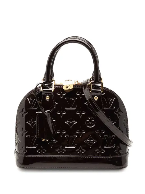 Louis Vuitton Pre-Owned 2018 Monogram Vernis Alma BB Satchel-Tasche