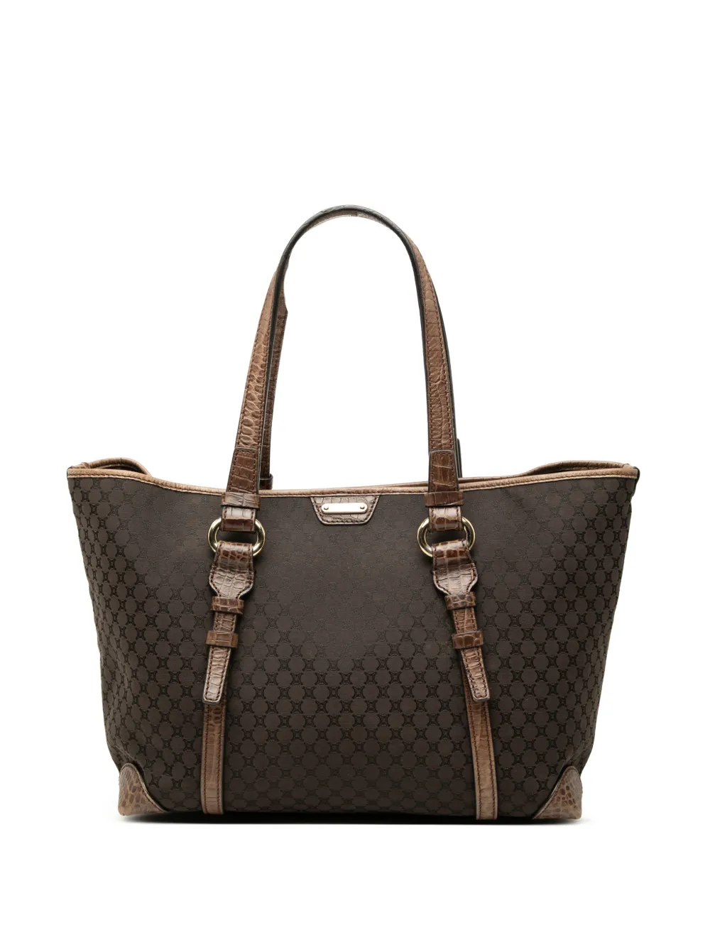 Celine Pre-Owned 2009 Macadam Canvas tote bag - Marrone
