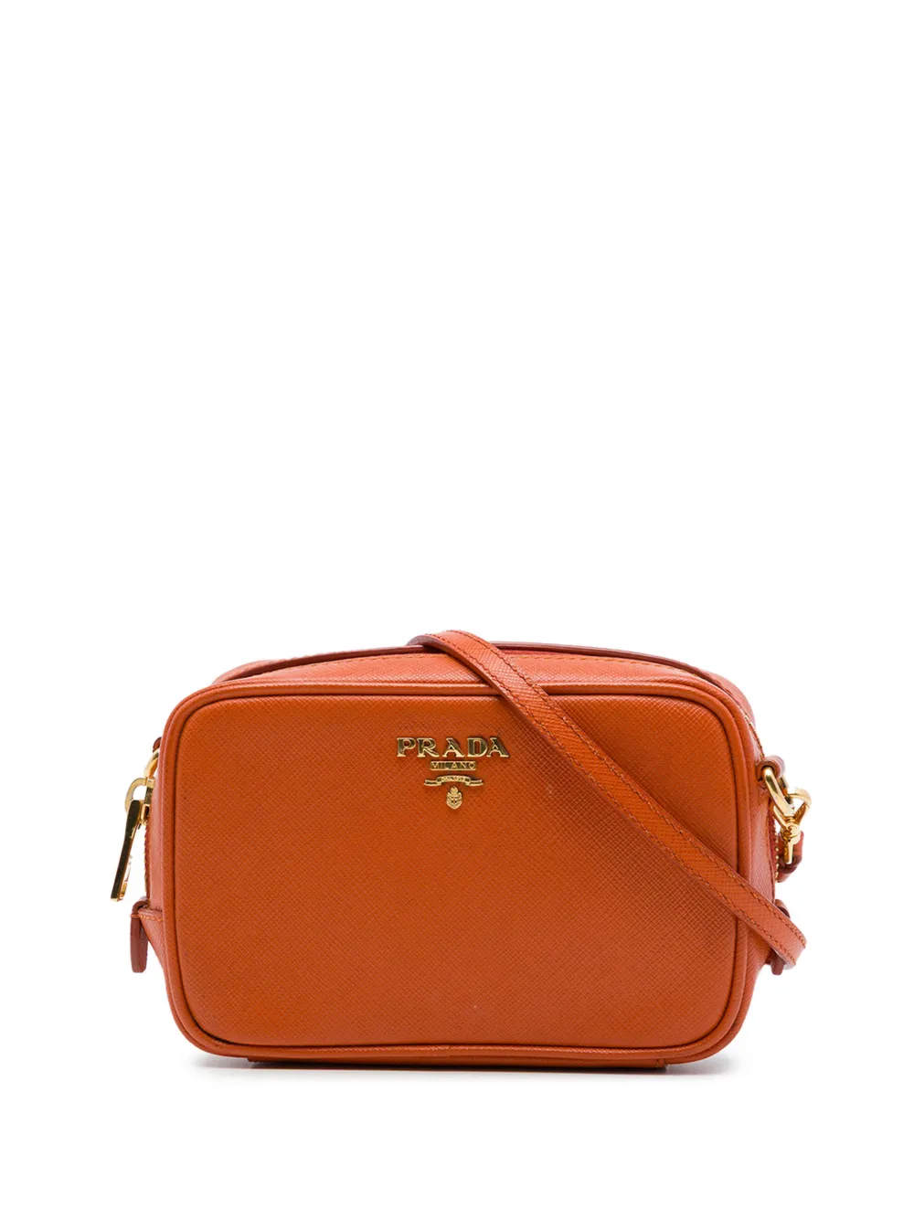 Prada Pre-Owned 2010-2016 Saffiano Camera Bag crossbody bag - Arancione
