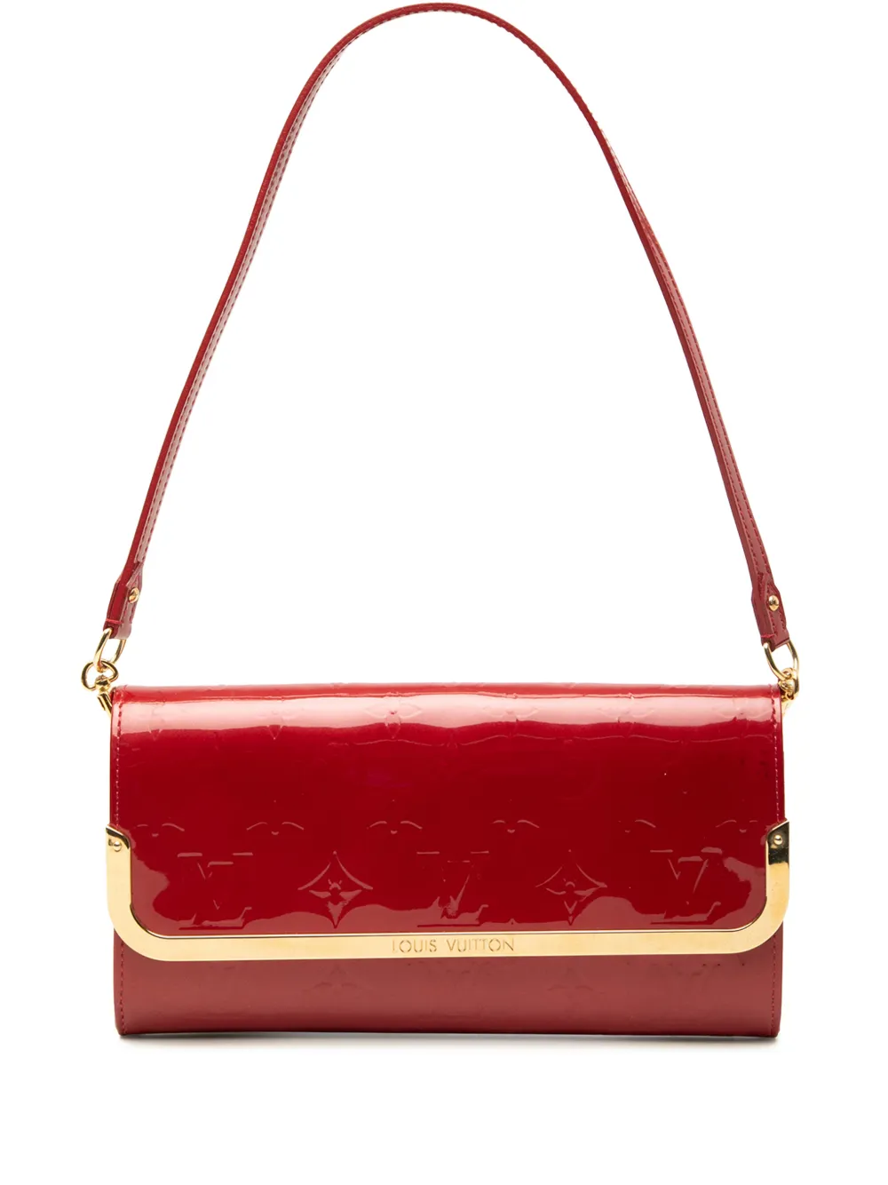 Louis Vuitton Pre-Owned 2012 Monogram Vernis Rossmore MM Schultertasche - Rot
