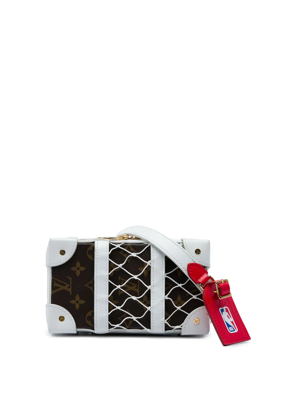 Louis Vuitton Pre-Owned 2020 NBA Monogram Soft Trunk Phone Bag crossbody bag - Marrone