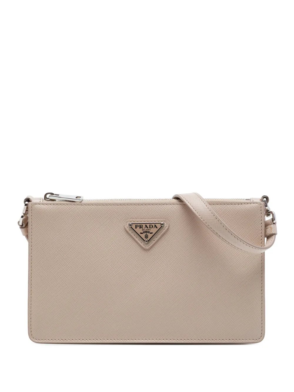 Prada Pre-Owned 2013-2026 Mini Saffiano Lux shoulder bag - Marrone
