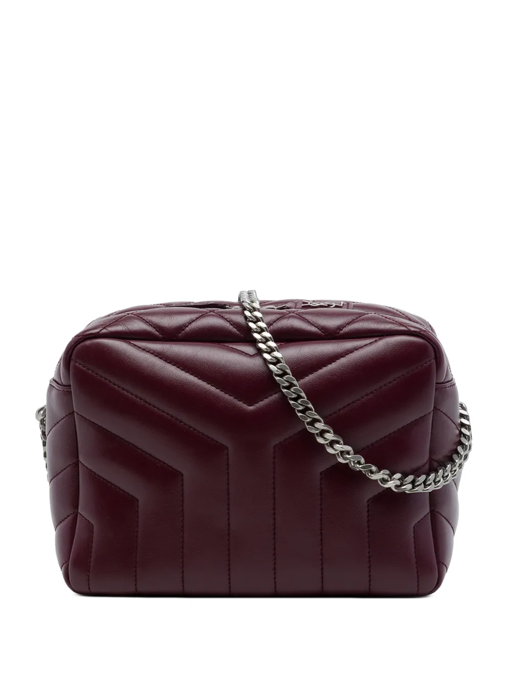 Saint Laurent Pre-Owned petit sac à bandoulière LouLou Bowling Bag (2019) - Rouge