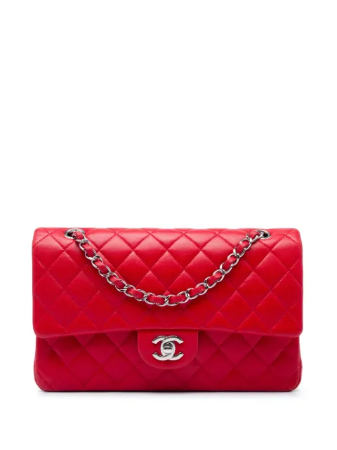 CHANEL Pre-Owned sac porté épaule Double Flap médium (2014)