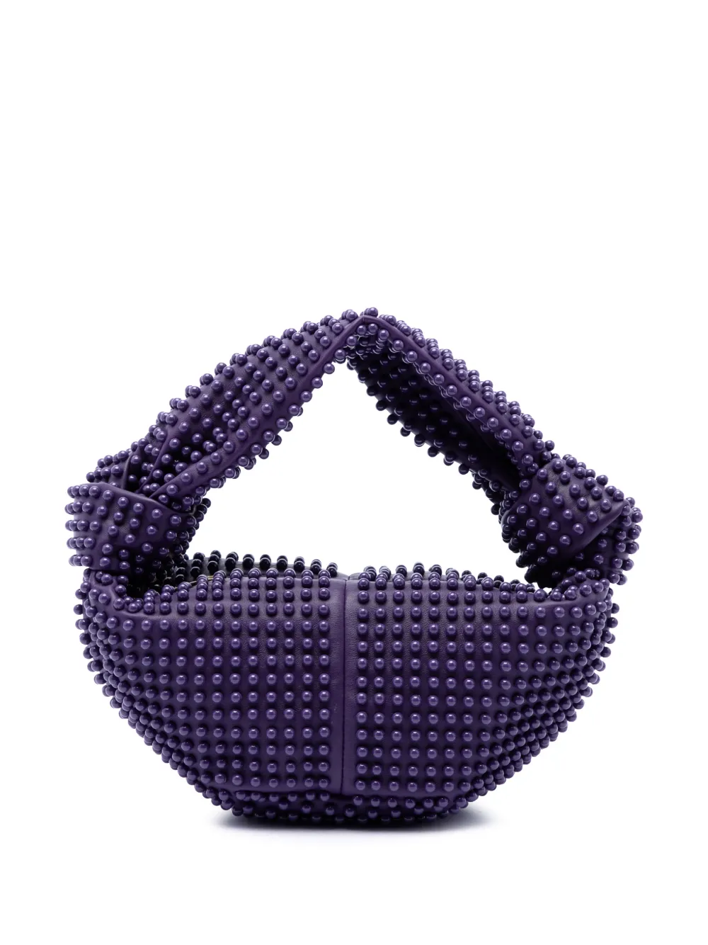 Bottega Veneta Pre-Owned 2012-2026 Mini Calfskin Studded Double Knot Bag handbag - Viola